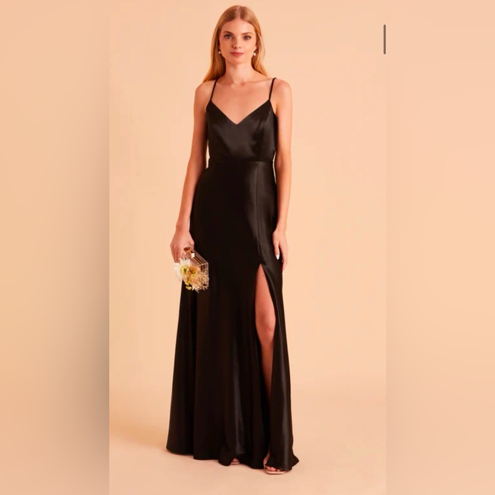 Birdy Grey Black Satin Dress